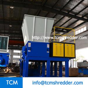 TCM-SM1000 mobile hopper single shaft shredder