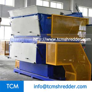 TCM-SV1800 swing arm single shaft shredding machine